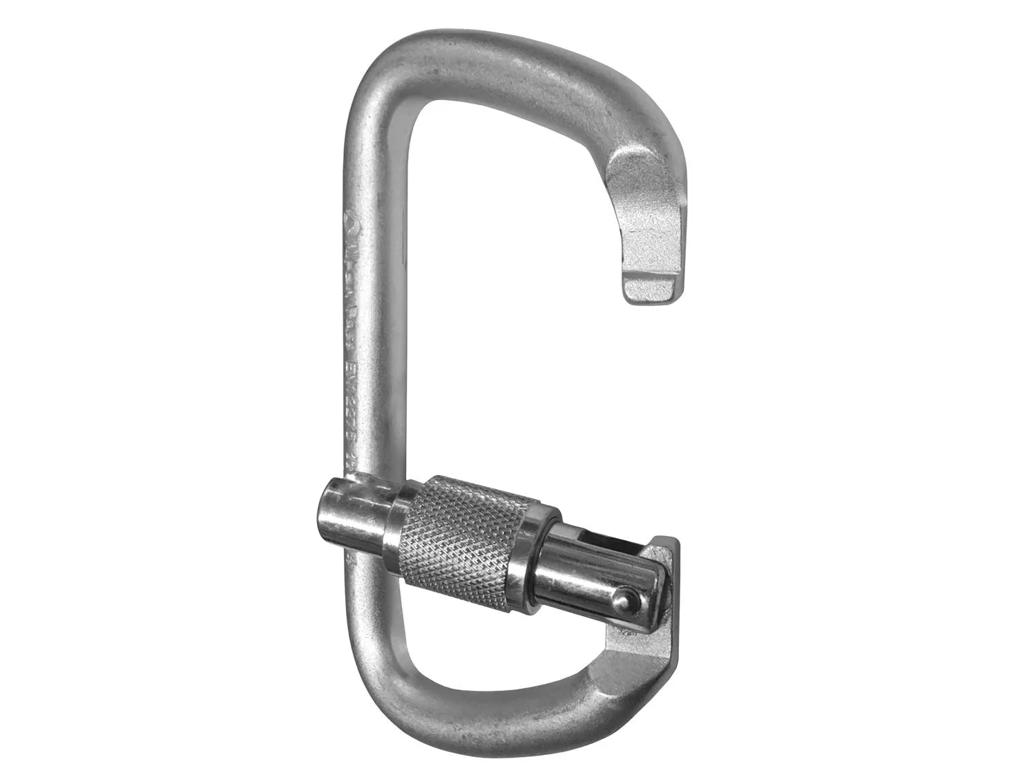 Mosquetão Aço Alpen Pass D Trava Rosca Abertura Diagonal Keylock 65Kn - Trust