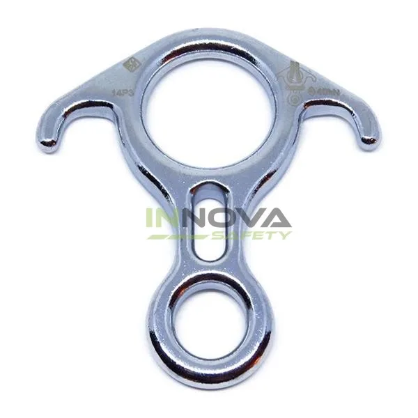Freio Oito Com Orelha Resgate Em Aco 40Kn Usclimb Compact Com Uiaa