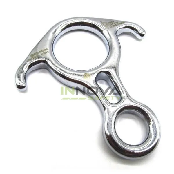 Freio Oito Com Orelha Resgate Em Aco 40Kn Usclimb Compact Com Uiaa