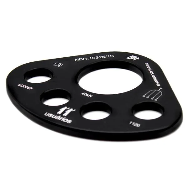Placa De Ancoragem 4 + 1 Furos 40Kn