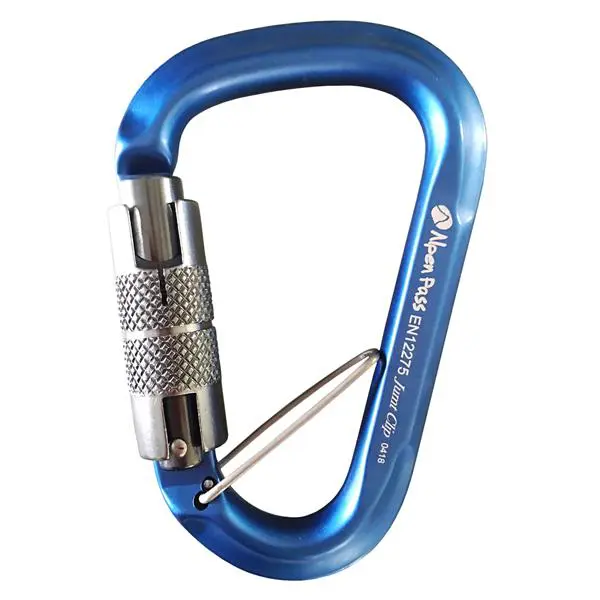 Mosquetão Hms Alumínio Trava Automatica 24Kn - Innova Safety