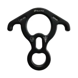 Freio 8 Resgate C/ Orelhas Aluminio Anodizado 40Kn - Offner - Alpen Pass