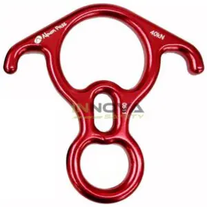 Freio 8 Resgate C/ Orelhas Aluminio Anodizado 40Kn - Bart - Alpen Pass