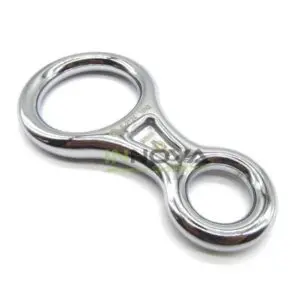 Freio Oito Aco Cromado Usclimb De Alta Resistencia 35Kn