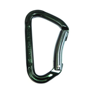 Mosquetão formato D sem trava SideUp