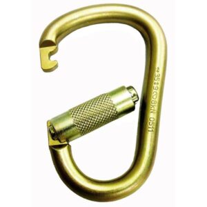 Mosquetão Aço Alpen Pass Hms Trava Automatica 35Kn - Hamelin-T