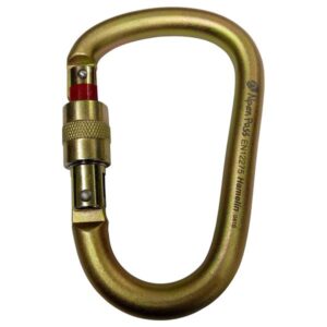 Mosquetão Aço Alpen Pass Hms Trava Rosca 35Kn - Hamelin